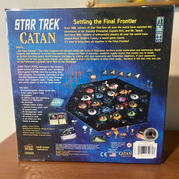 Star Trek Catan New In Box Settling The Frontier CN3003 Board Game - Picture 3 of 6